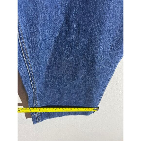 Eddie Bauer Capri  Straight Leg Jeans Womens 20 Blue High-Rise Denim Stretch - Picture 8 of 8